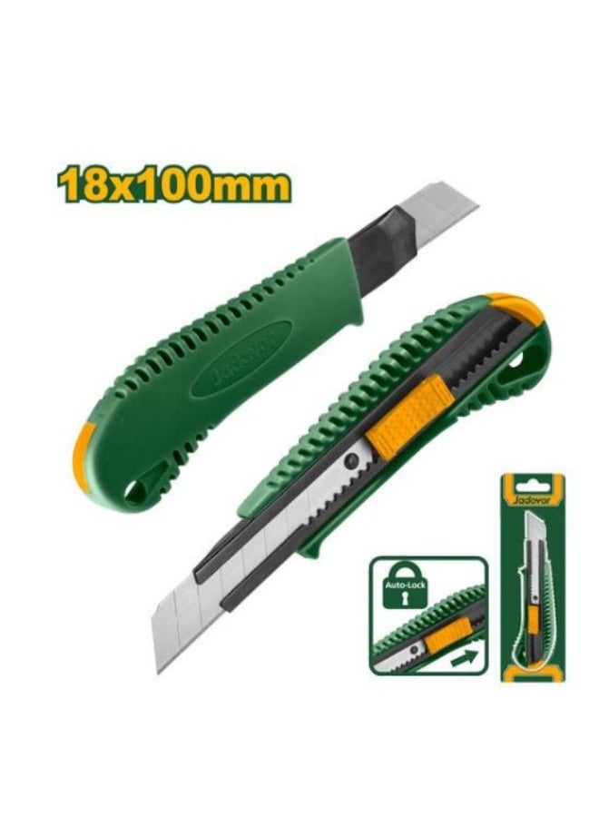 Jadever Plastic handle cutter, 2 colors, 155 mm