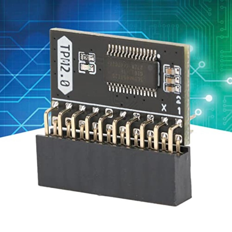 وحدة TPM 2.0 مع 20-1 Pin، و20-Pin LPC وحدة أمان التشفير للوحة الأم ASUS وGigabyte، ومعالج تشفير مستقل لأجهزة الكمبيوتر المتوافقة مع Win11 - Image 1