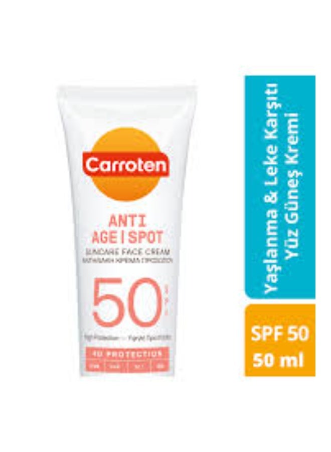 Carroten AntiSpot Face Cream SPF50 50ml - Image 2