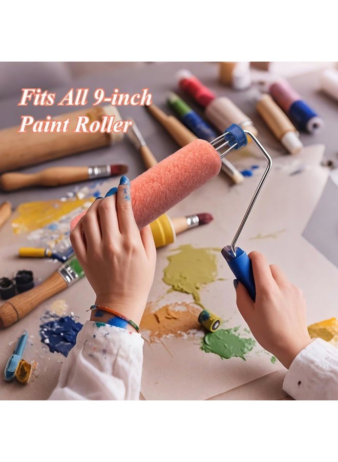 KingOrigin King Origin Paint Roller Covers, 3 Pack, 9 Inch Paint Roller, 3/8 Nap High Dense Roller Covers for Smooth and Textured Rough Surfaces - Image 3