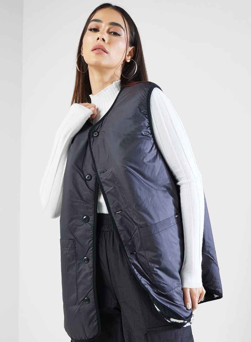 VANS Artisan Reversible Vest Jacket - Image 2