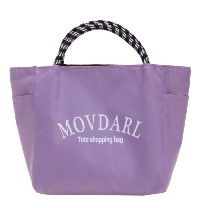 Large-capacity waterproof nylon lunch bag tote - Image 1