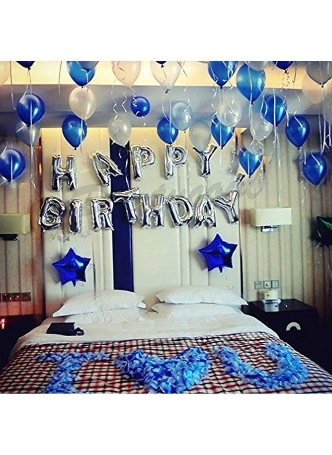 iPartyCool - 50Pcs Party Birthday Balloons Kit 3D Premium Reusable Aluminum Foil Letter Banner And Ecofriendly Big Star And Latex Balloons Set For Birthday Party Decorations And Supplies 2Sa - Image 1