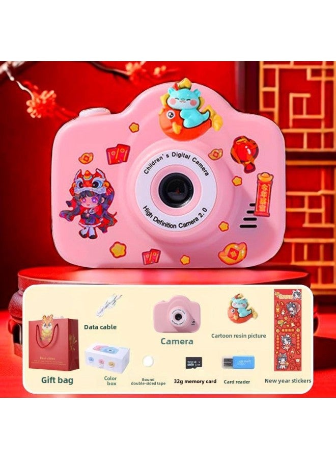 Generic Children's Camera Toy Photographable Printable Baby Camera Colored Polarets Birthday Gift For Boys And Girls-Body Color: *hd Dual Camera 32g One-year Warranty  - Image 1