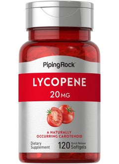 Piping Rock Piping Rock Lycopene Supplement | 20mg | 120 Softgels | Naturally-Occurring Carotenoid | Non-GMO, Gluten Free  - Image 1