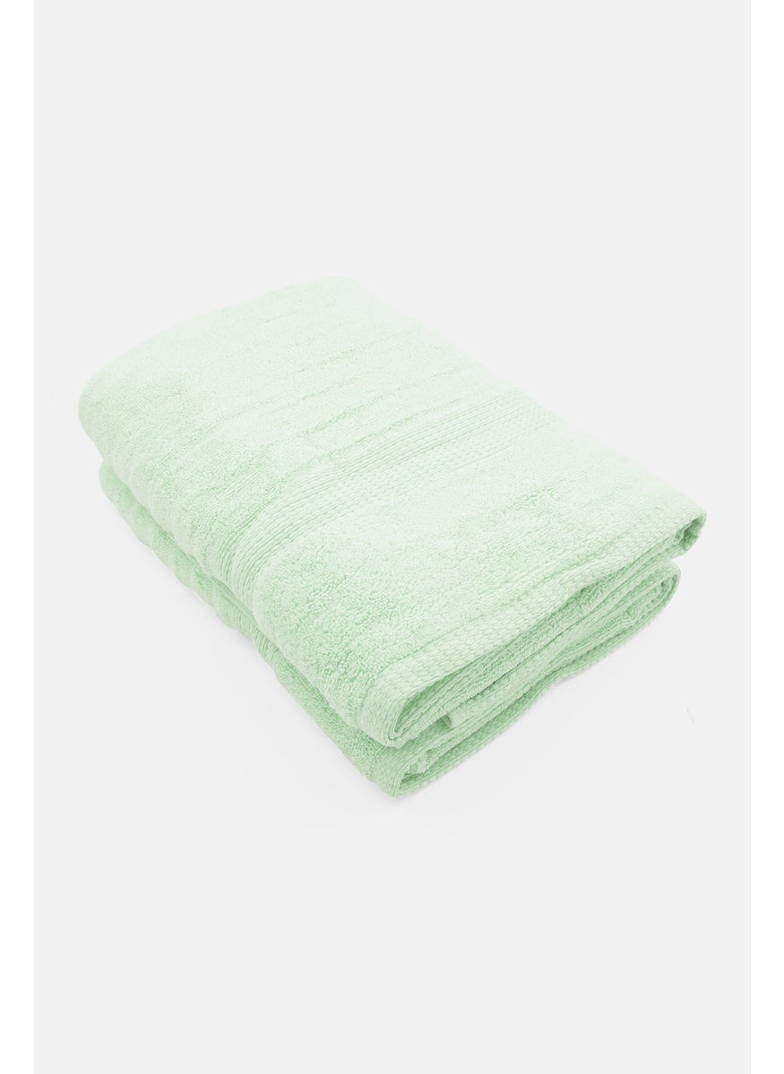 Nanette lepore - 2 Pieces Bath Towels 68 X 137 Cm, Mint Green - Image 1