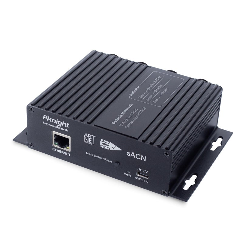 Pknight 4ch Bidirectional Artnet/sACN/RDM Controller Easynode ARS2048B - Image 1