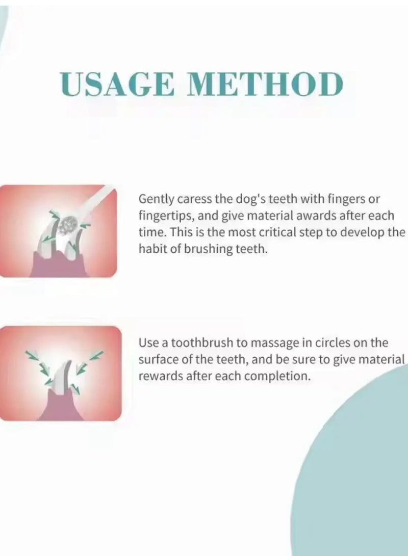 بايولاين مجموعة فرشاة أسنان بيولاين للكلاب 4 قطع - Image 5