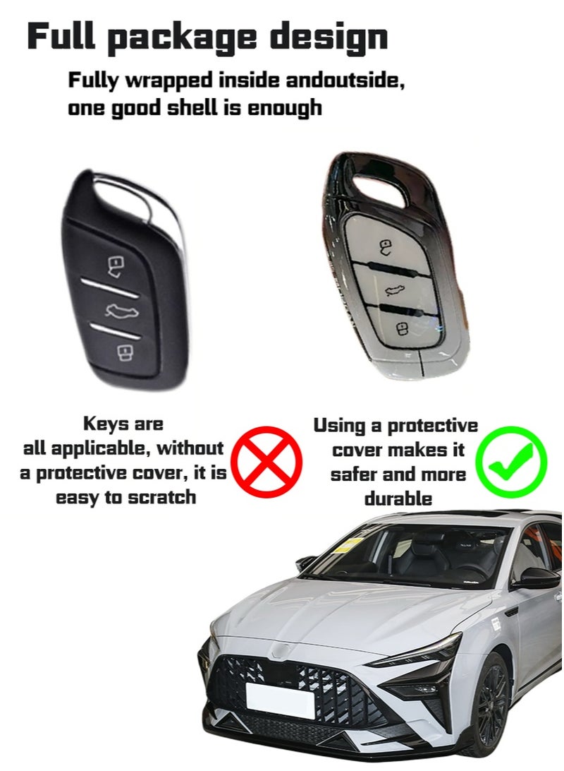MG car key protection cover, suitable for 2025 and 2026 model MG car key protectors, resistant to drops, wear, perfect all inclusive, precise matching - Image 2