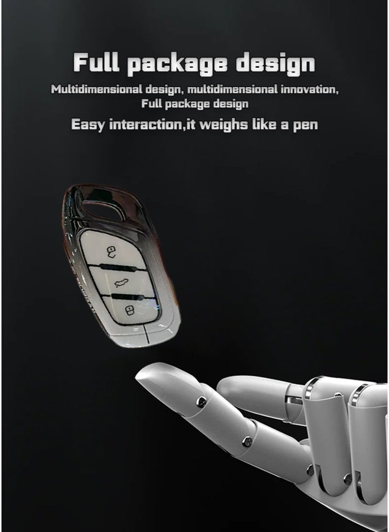 MG car key protection cover, suitable for 2025 and 2026 model MG car key protectors, resistant to drops, wear, perfect all inclusive, precise matching - Image 4