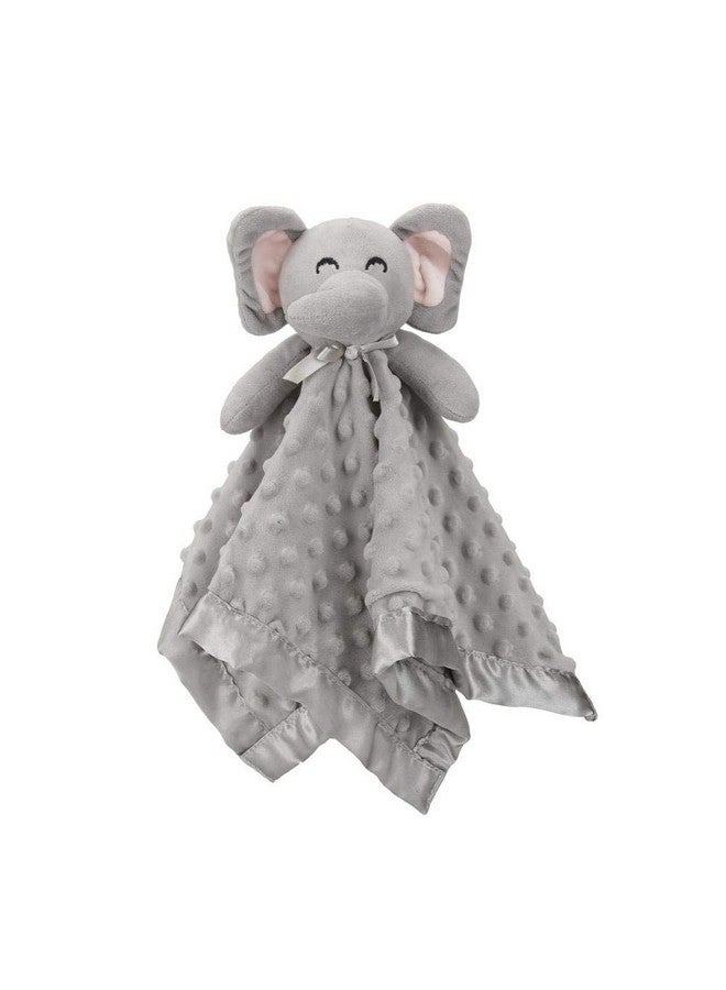 برو غوليم بطانية أمان على شكل فيل من برو جوليم، ناعمة ومحببة للجنسين، هدايا للأطفال حديثي الولادة من الأولاد والبنات، لعبة محشوة على شكل حيوان رمادي مقاس 16 بوصة - Image 1