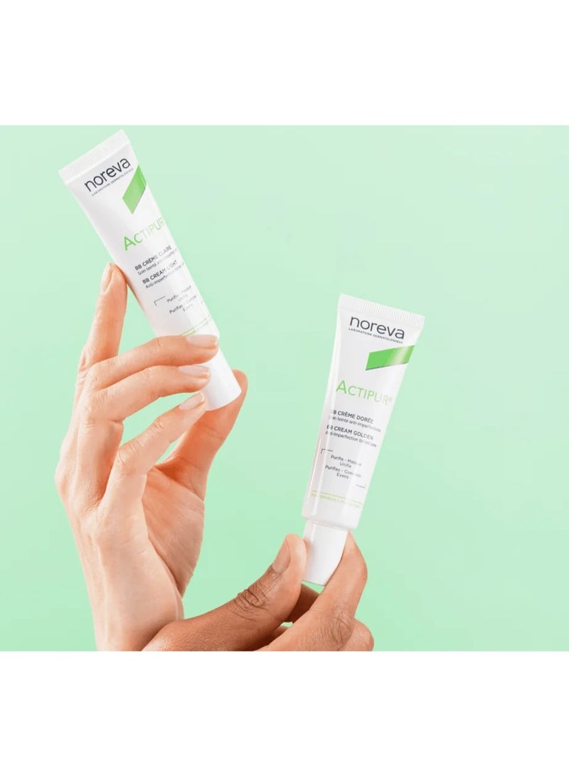 Noreva Actipur Tinted BB Cream 30ml - Colour: Golden - Image 3