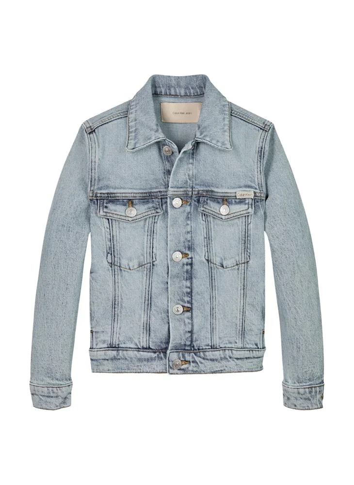 Calvin Klein Jeans Kids Visual Hero Trucker Jackect