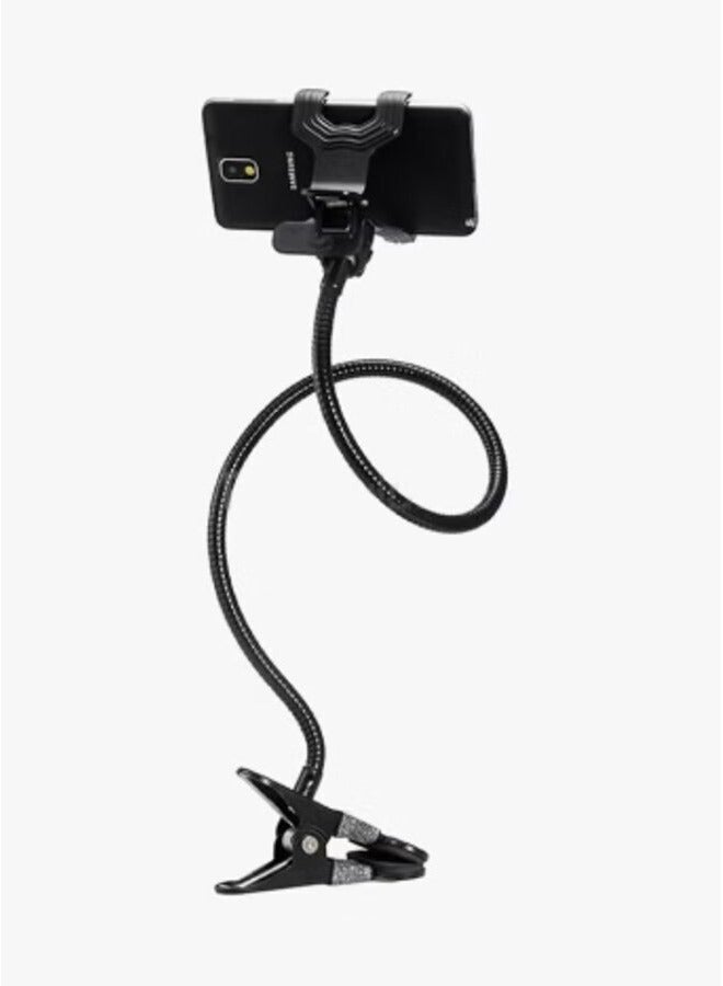 حامل الهاتف المحمول Lazy Bracket مع مشبك حامل باللون الأسود - Image 1
