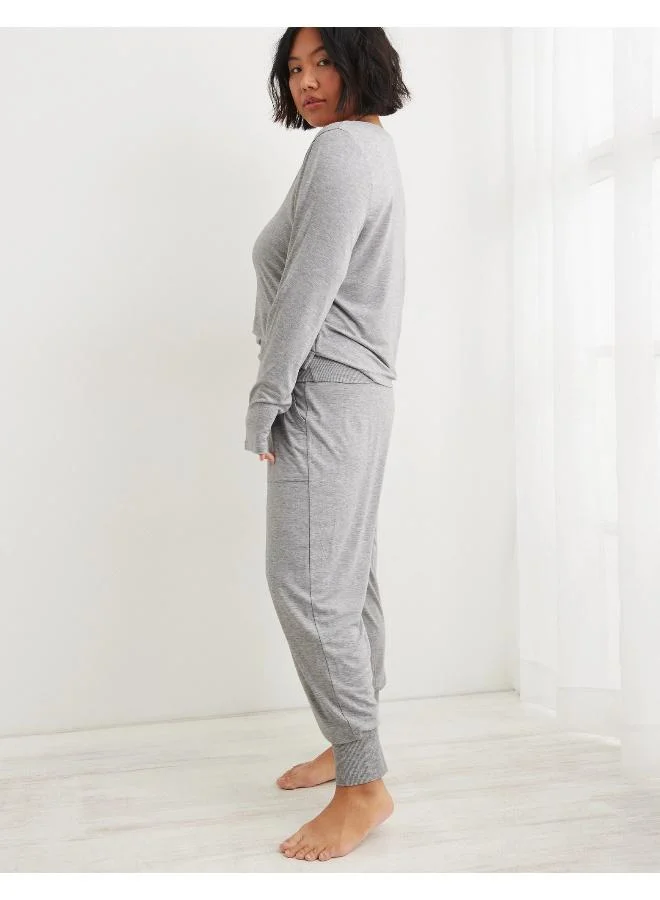 آري من امريكان ايجل Aerie Real Soft® Foldover Jogger