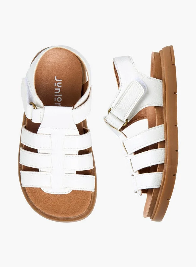 جونيورز Boys Hook & Loop Strap Sandals