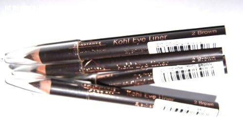 Constance Carroll Kohl Eye Liner Pencil Brown x 3