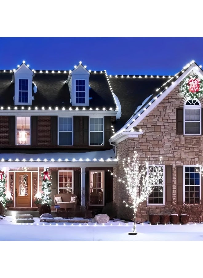 USB Fairy Lights 1Pack ، 33ft / 10M دافئ أبيض 100LED USB كوبر سلسلة أضواء مع جهاز التحكم عن بعد ، 8 أوضاع ، التوقيت و Dimmable لغرفة نوم عيد الميلاد الديكور الداخلي في الهواء الطلق - Image 4