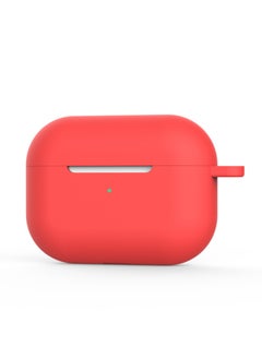 Generic Airpodspro Earphone Case For Apple 3 Generation Bluetooth Headset Protective Cover Airpods Series Protective Shell-Color:Red-Applicable Model:Airpods 3 Boxed Carabiner  - Image 1
