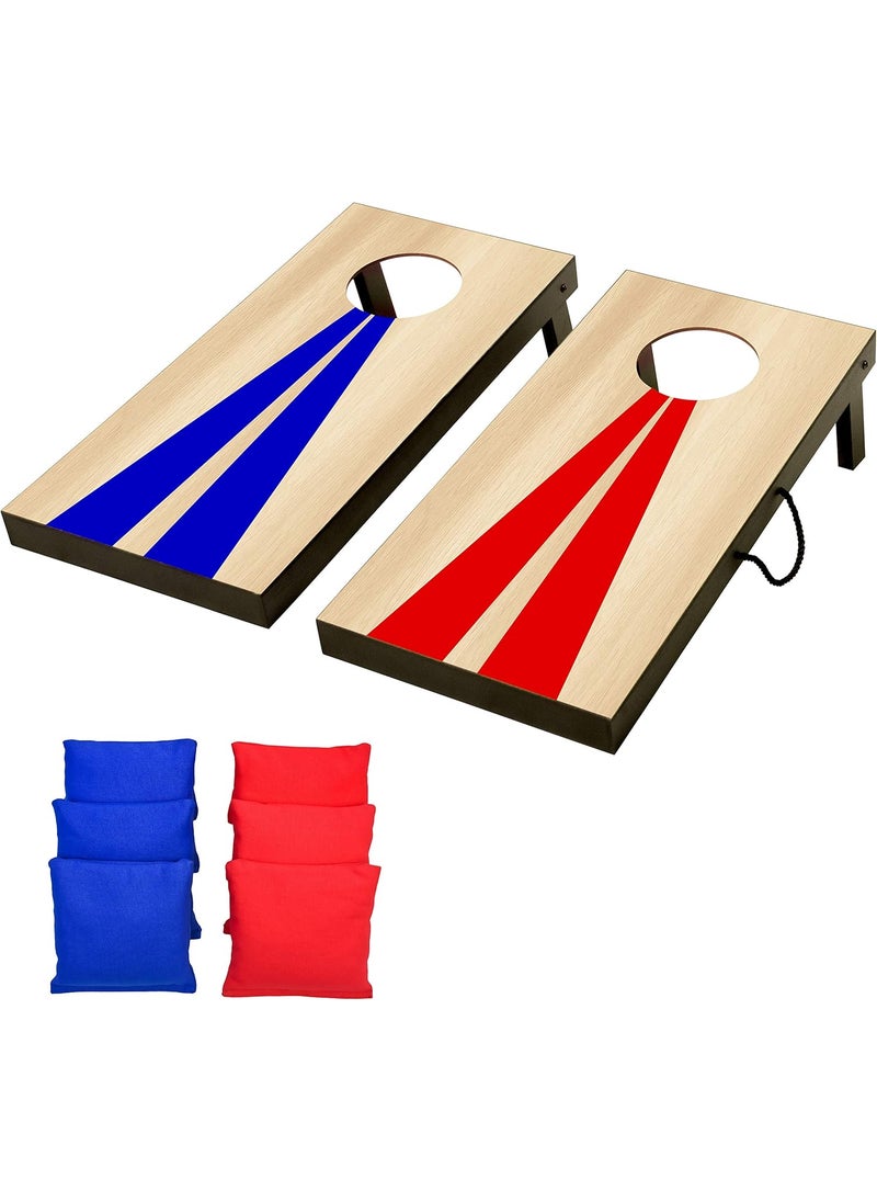 GoSports GoSports 2 ft x1 ft Portable Size Cornhole  Choose Classic or Wood Designs  Game Set with 6 Bean Bags  Great for Indoor  Outdoor Play  - Image 1