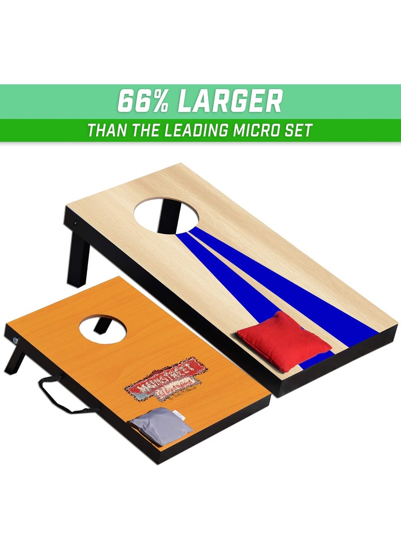 GoSports GoSports 2 ft x1 ft Portable Size Cornhole  Choose Classic or Wood Designs  Game Set with 6 Bean Bags  Great for Indoor  Outdoor Play  - Image 4