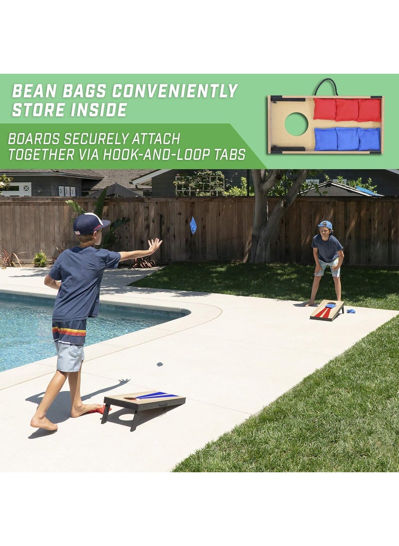 GoSports GoSports 2 ft x1 ft Portable Size Cornhole  Choose Classic or Wood Designs  Game Set with 6 Bean Bags  Great for Indoor  Outdoor Play  - Image 5