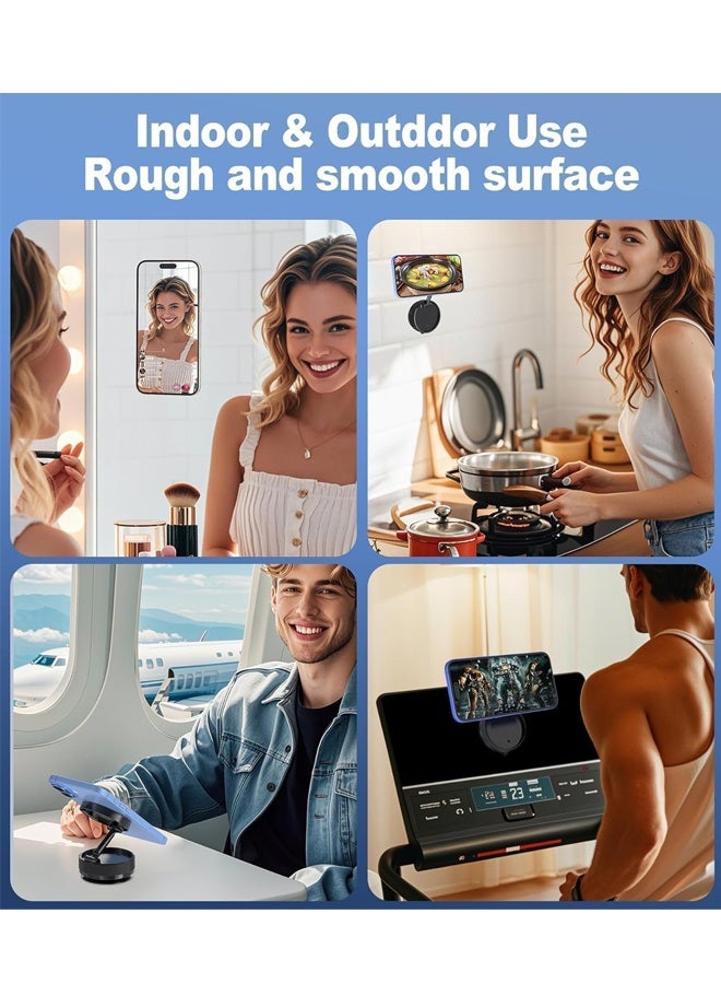 Vacuum Magnetic Phone Holder, Suction Cup Phone Mount for Car 3s Fast Install, 360 Rotatable Phone Stand for Smartphones - Image 4