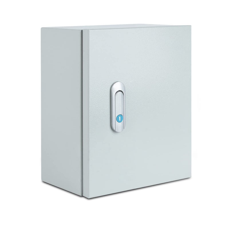 JINDOUZI Steel Electrical Junction Box, Indoor&Outdoor Electrical Enclosure Box, Wall Mounted Waterproof&Dustproof Metal Box, Universal Electric Equipment Enclosure Box with Safety Locks and Mounting Plates - Image 1