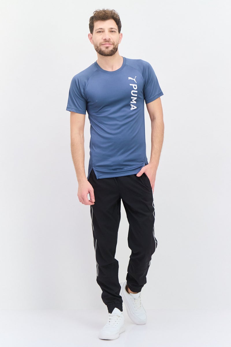 PUMA Men Sportswear Fit Short Sleeve Outdoor T-Shirt, Dark Dust Blue - Image 2