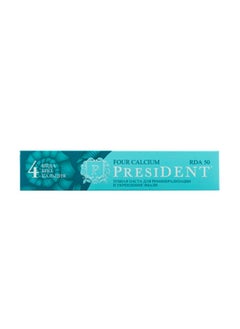 President President Four Calcium Toothpaste 75ml - Enamel Strengthening and Effective Oral Protection  - Image 3