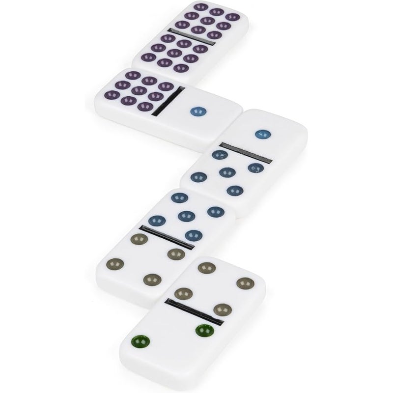 Spin Master Games Cardinal Classics Double Nine Dominoes Set in Storage Tin, Classic Game for Kids & Adults Ages 8+ - Image 2