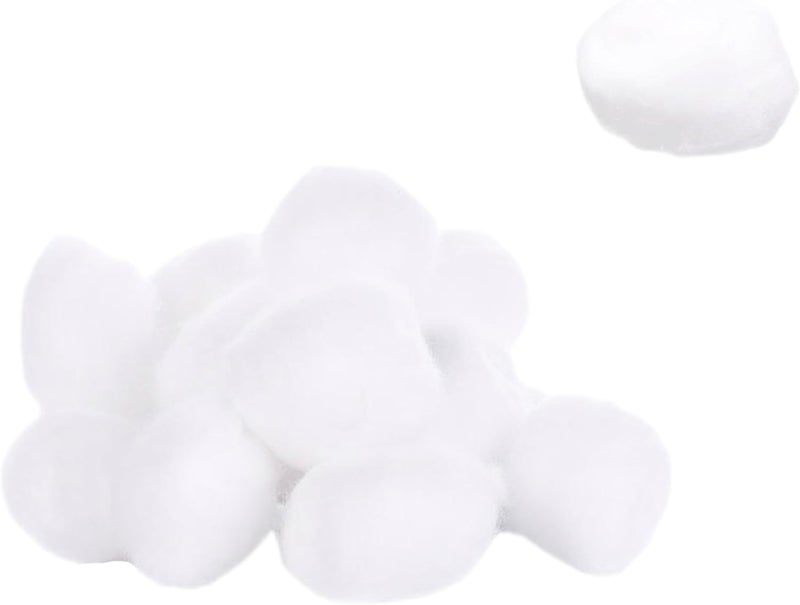 Veluora Cotton Balls 100% Pure Cotton | Soft, Highly Absorbent & Hygienic | Gentle for Baby Care, Makeup Removal & Medical Use | White Cotton Balls | 100 Pieces Each (Pack of 2) - Image 3