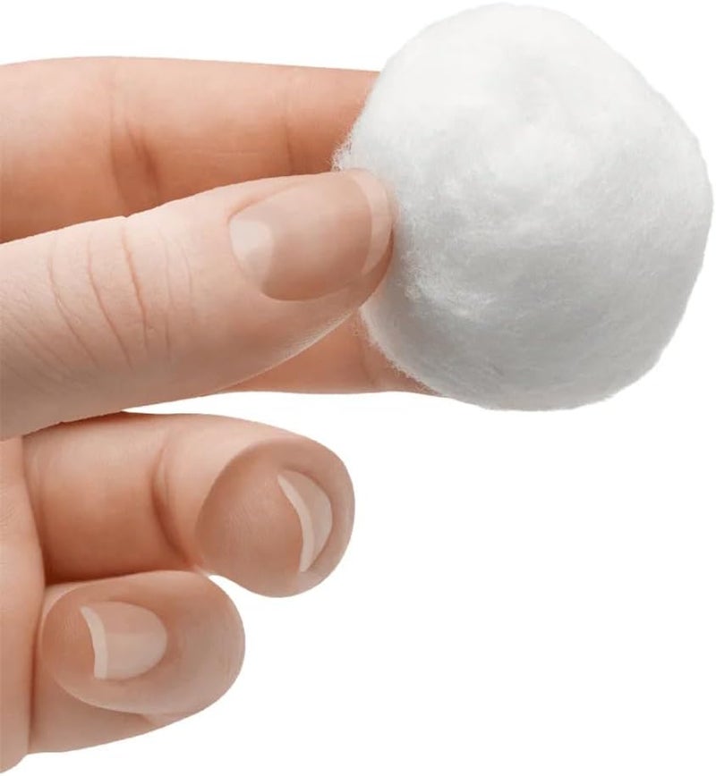 Veluora Cotton Balls 100% Pure Cotton | Soft, Highly Absorbent & Hygienic | Gentle for Baby Care, Makeup Removal & Medical Use | White Cotton Balls | 100 Pieces Each (Pack of 2) - Image 4