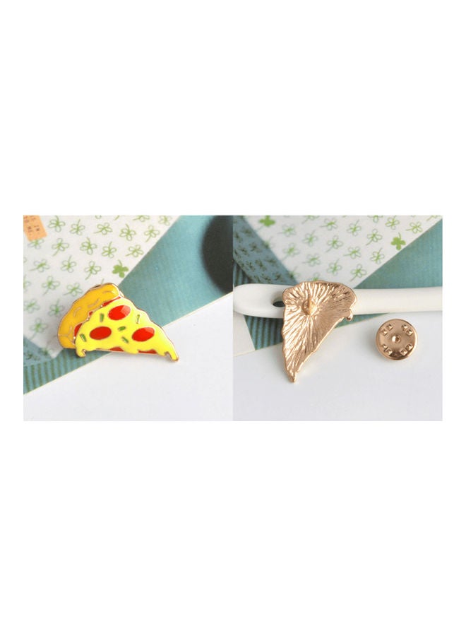 NIBEMINENT Pizza Pie Design Brooch - Image 2