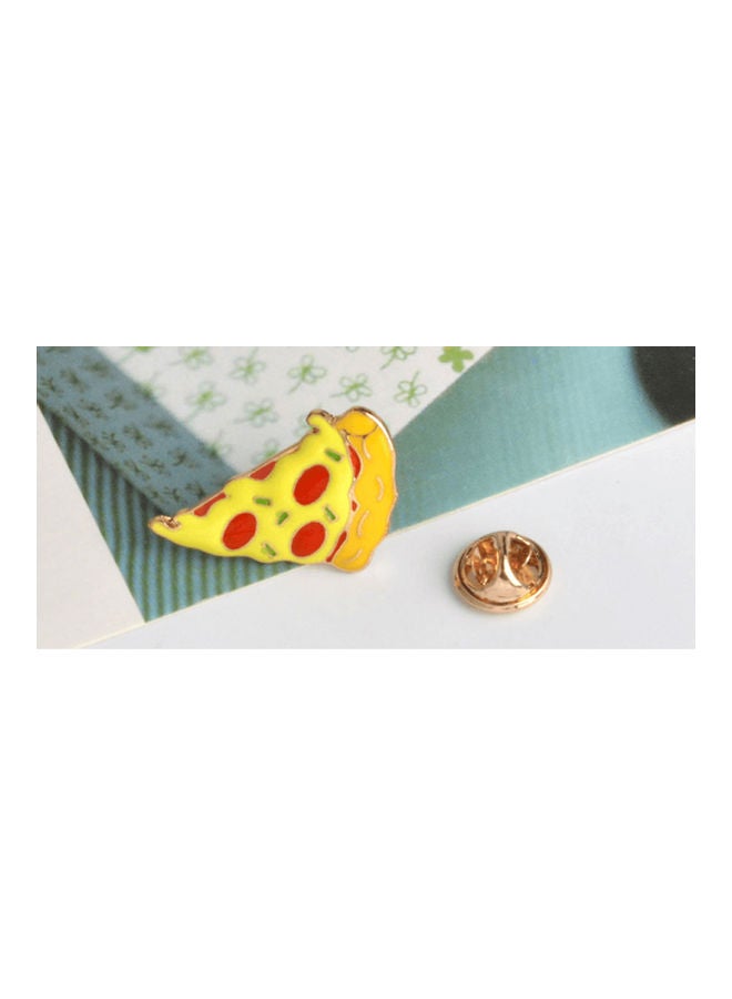 NIBEMINENT Pizza Pie Design Brooch - Image 3