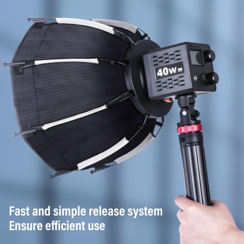 Octagonal Softbox With Grid For Bowens Mount 9.44x11.41in Studio Photography Lighting - Image 3