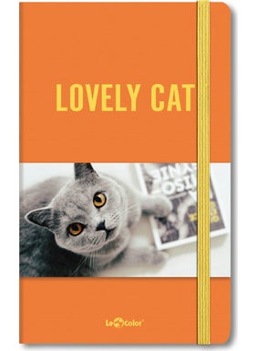 Le Color Cat Lover Flexible Cover Notebook 144 Pages 10.5 x 18.58 cm  - Image 1