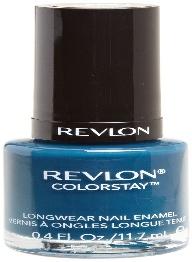REVLON Colorstay Nail Enamel, Midnight, 0.4 Fluid Ounce