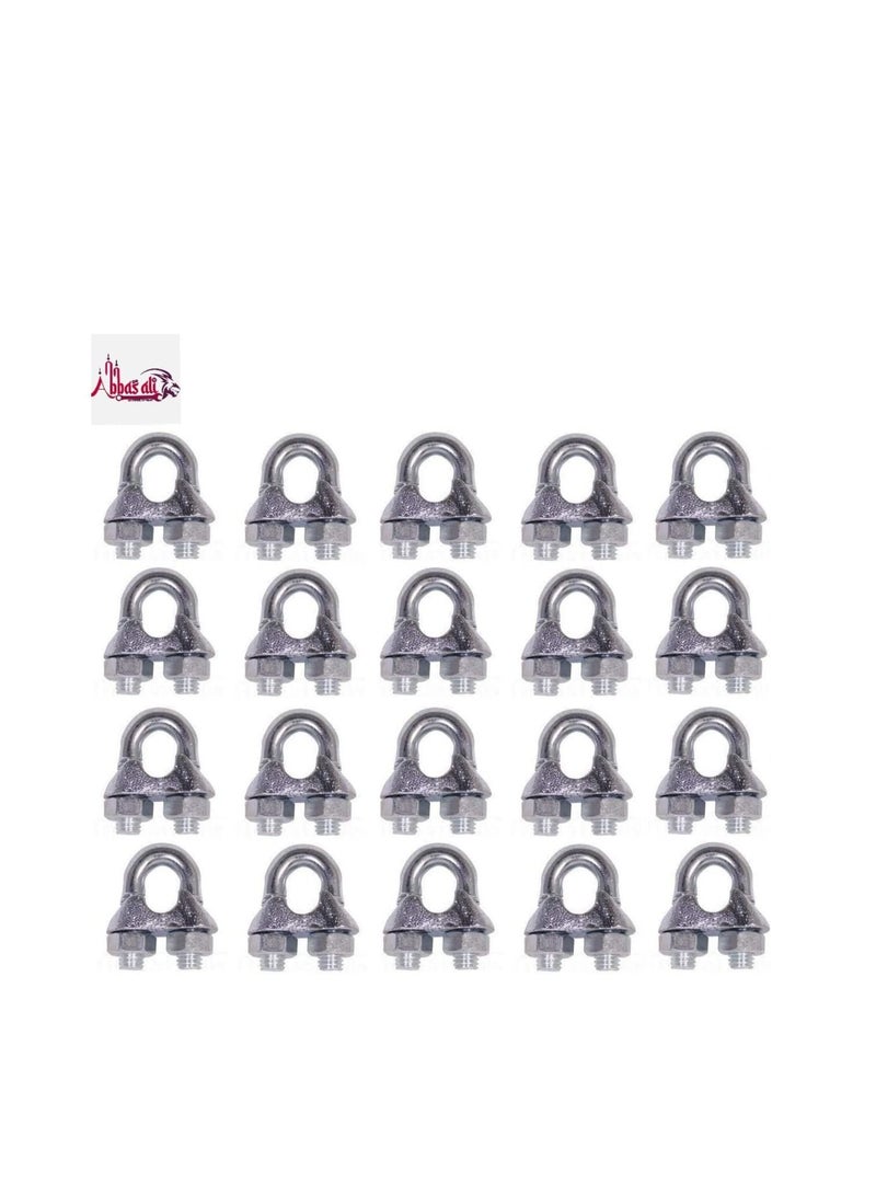 عباسلي الفولاذ المقاوم للصدأ سلك حبل كليب المشبك - Image 1