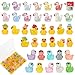 Bingcute 120 Pcs Mini Resin Ducks Tiny Animals Figures to Hide Small Little Plastic Miniature Ducks Bulk for Dollhouse Decor Home Office Potted Fish Tank Aquarium Landscape Micro Fairy Garden Accessories - Image 2