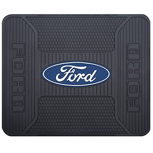 Plasticolor 001219ZX2 Blue Oval Rear Floor Mats compatable with Ford for Car Truck of SUV Set of 2 - Image 2
