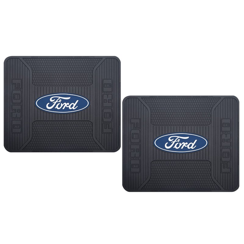 Plasticolor 001219ZX2 Blue Oval Rear Floor Mats compatable with Ford for Car Truck of SUV Set of 2 - Image 5