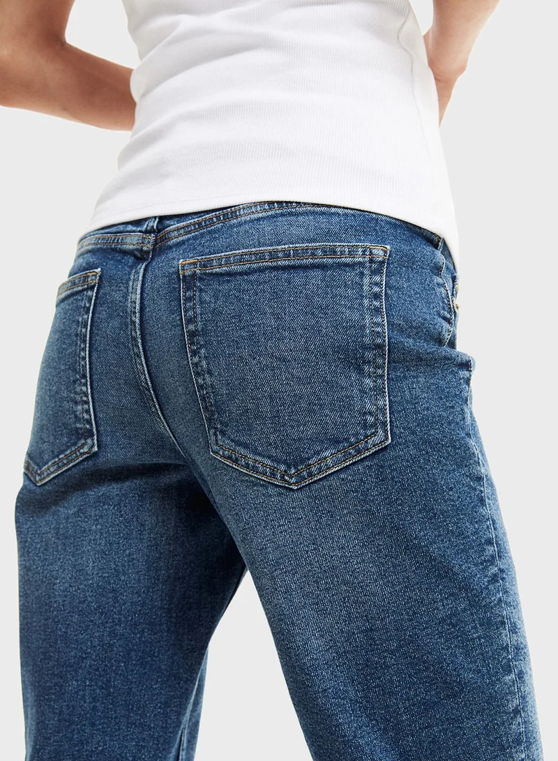 H&M High Waist Mom Jeans