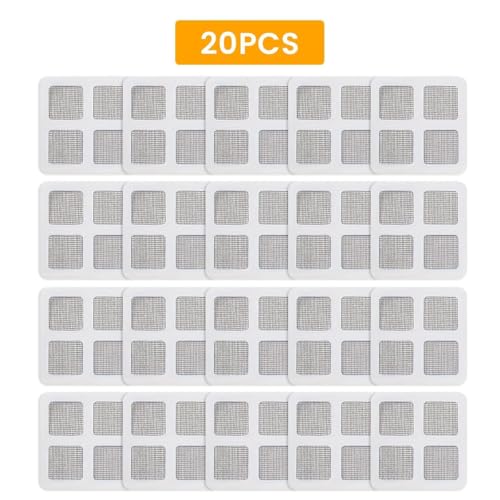 Azaria 10 Pcs Disposable Bathroom Drain Cover Shower Mesh Sticker Catcher Drain Cover for Bathroom, Kitchen Sink Strainer, Sink Drainer Kitchen Essentials and Kitchen Accessories Items Mesh Strainer - Image 4