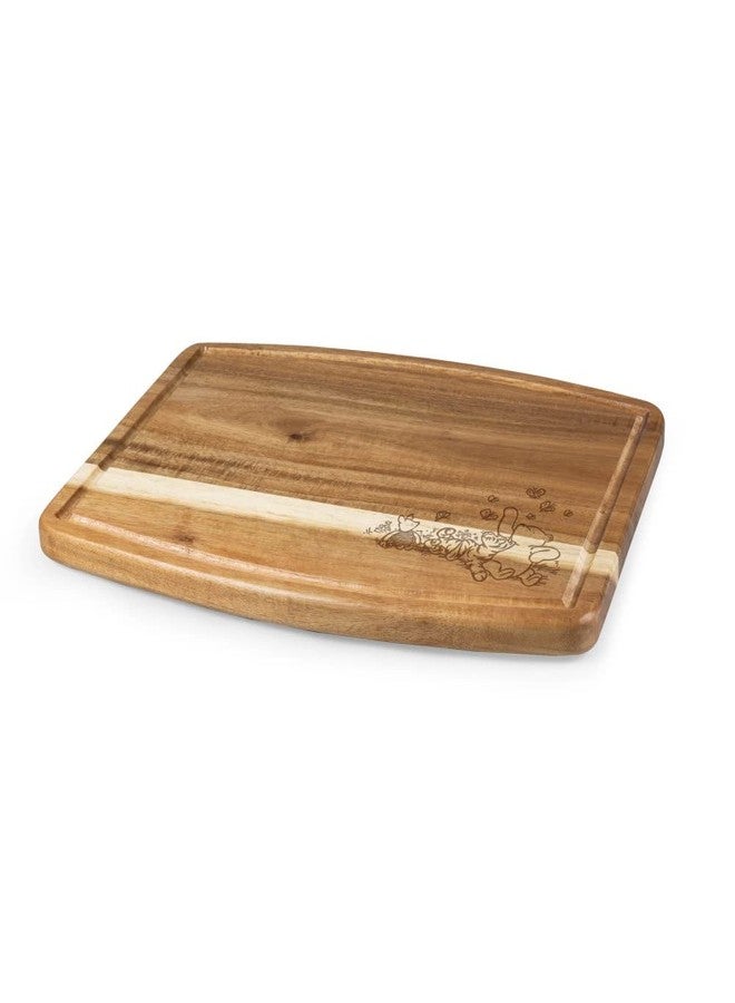 PICNIC TIME Disney Winnie the Pooh Ovale Acacia Cutting Board, Serving Board, Charcuterie Board, (Acacia Wood) - Image 3