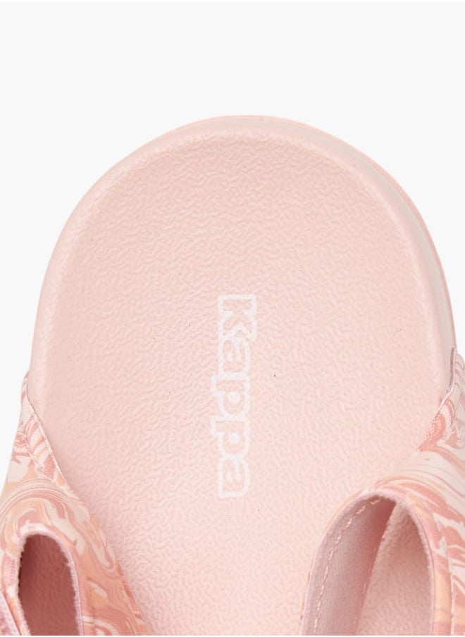 Kappa Girl's Printed Floaters with Hook and Loop Closure  - Image 5