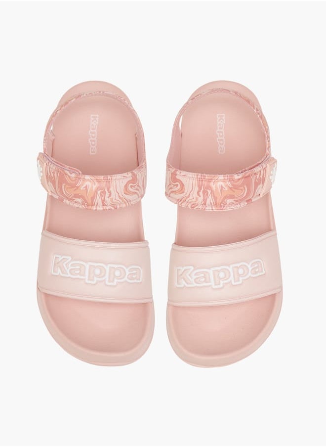 Kappa Girl's Printed Floaters with Hook and Loop Closure  - Image 1