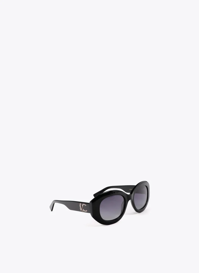 لولا كساديمونت Round-Shaped Sunglasses with Leopard Logo