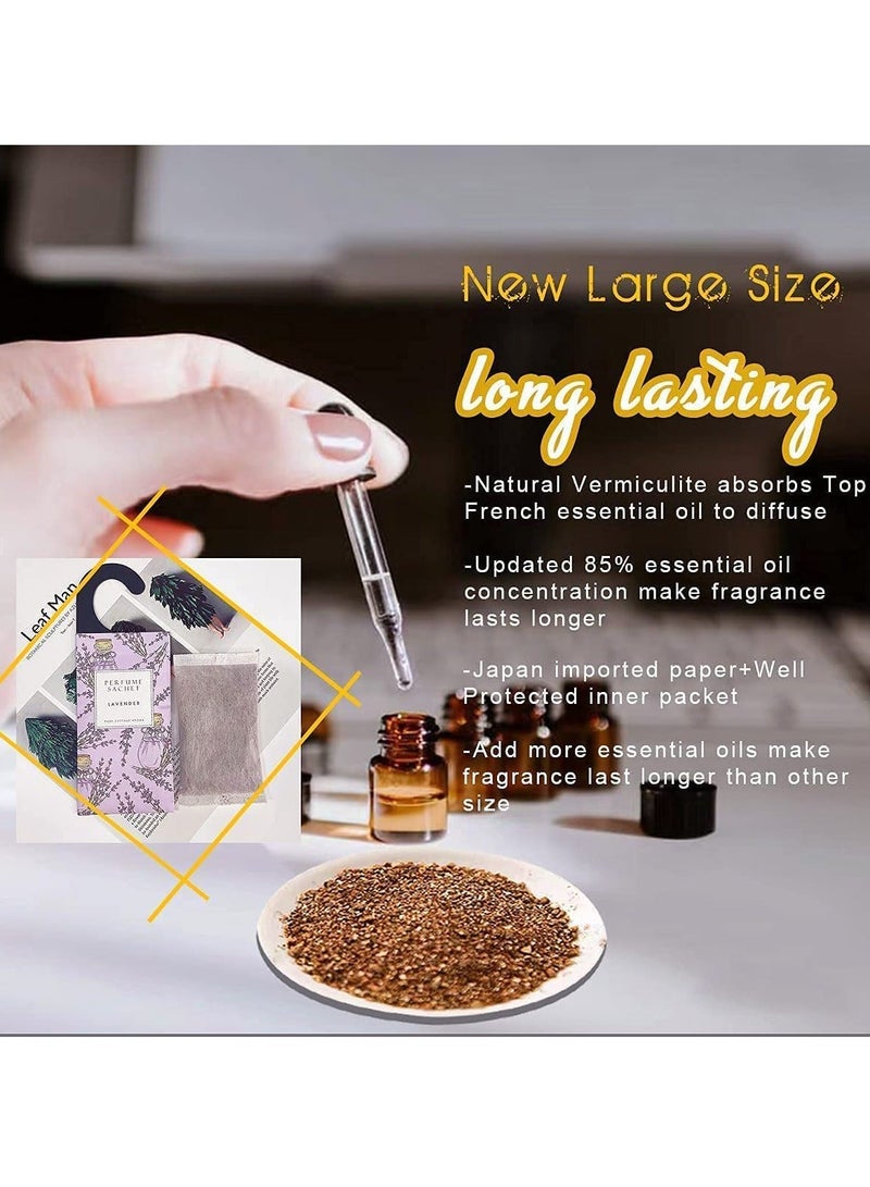 Y&D Gardenia Hanging Sachet Closet Deodorizer 1 Pack 12 Pcs Scent Drawer Freshener Air Scented for Home Car Long Lasting Sachets Smell Goods - Image 2