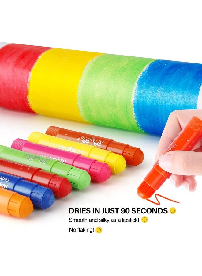 MayMoi Tempera Paint Sticks - 30 Bright Colors, Quick Drying, Easy to Color and Washable Crayons for Kids and Students - Image 3